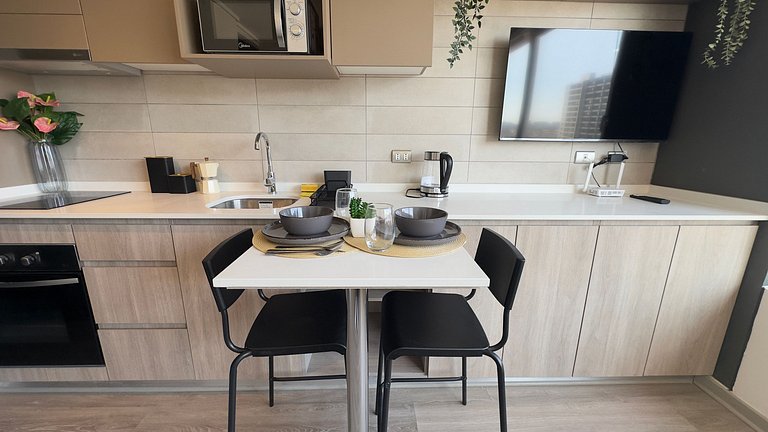 Excellent studio apartment at Ñuble Metro.