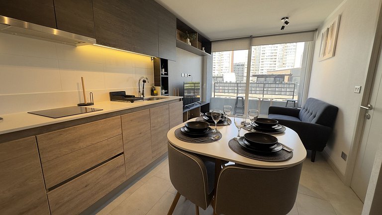 Wonderful apartment steps from the metro, Ñuñoa.