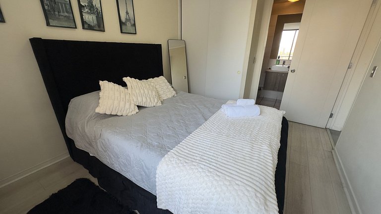 Apartamento a passos do metrô em Estación Central.