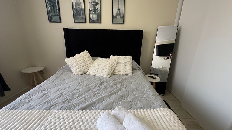 Apartment steps from the metro in Estación Central.