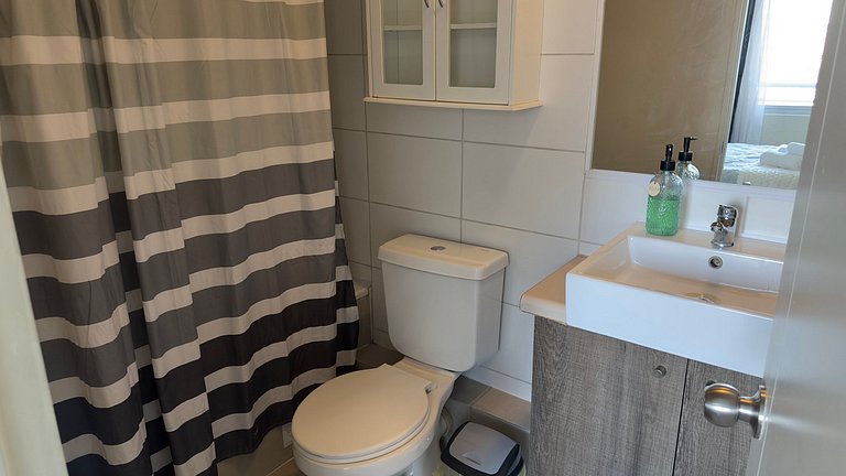 Apartamento a passos do metrô em Estación Central.