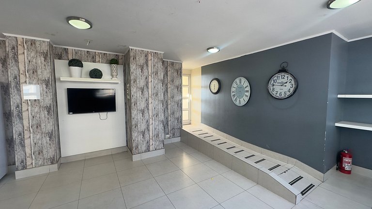 Apartamento a passos do metrô em Estación Central.