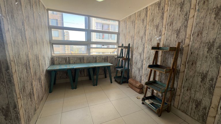 Apartamento a passos do metrô em Estación Central.