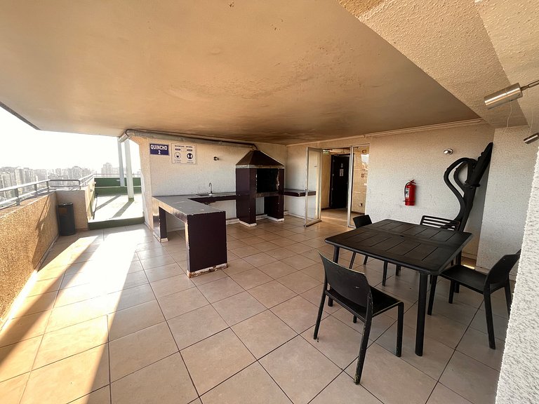 Studio apartment steps from Parque Almagro Metro.