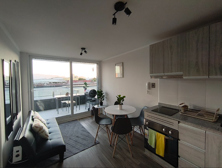 Apartamento em frente ao Porto de Coquimbo.