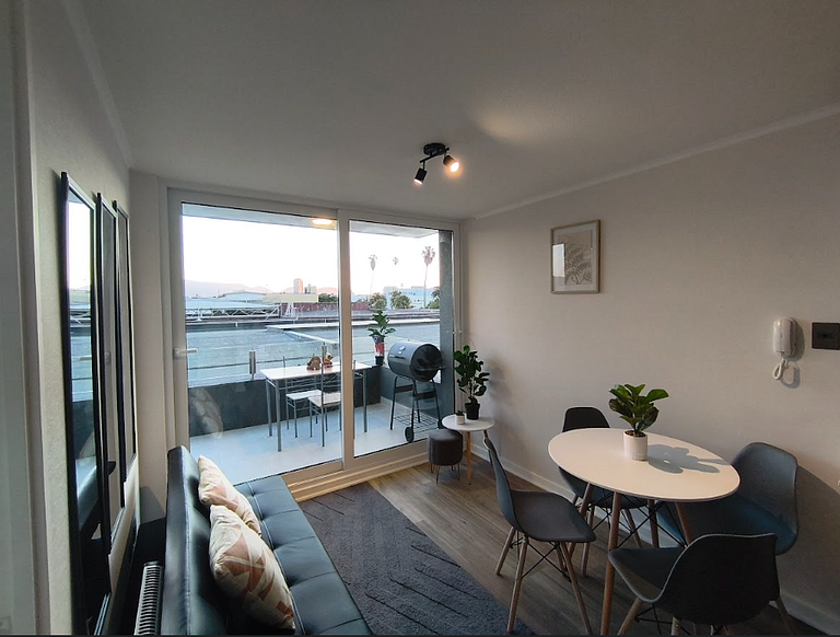 Apartamento em frente ao Porto de Coquimbo.