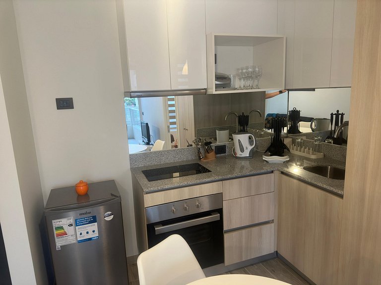 Apartamento com incrível lagoa artificial, La Serena.