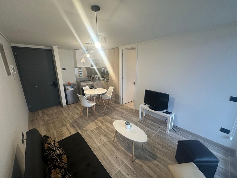 Apartamento com incrível lagoa artificial, La Serena.