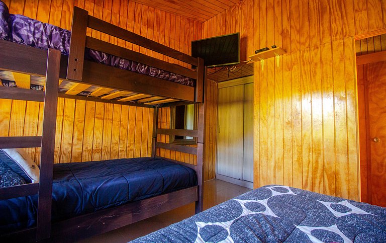 Cabana em complexo privado, a passos do mar, Curanipe.