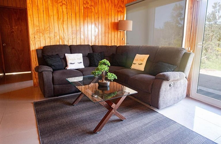 Cabana em complexo privado, a passos do mar, Curanipe.