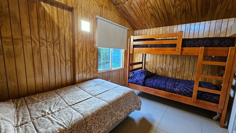 Cabana em complexo privado, a passos do mar, Curanipe.