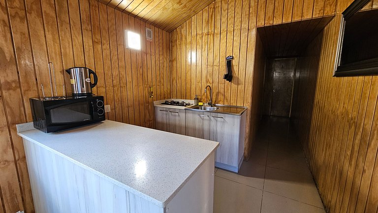 Cabaña en complejo privado, a pasos del mar, Curiñanco.