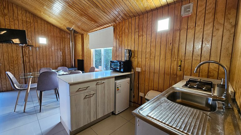 Cabana em complexo privado, a passos do mar, Curanipe.