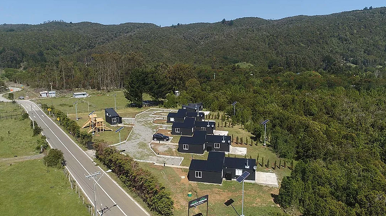 Cabana em complexo privado, a passos do mar, Curanipe.