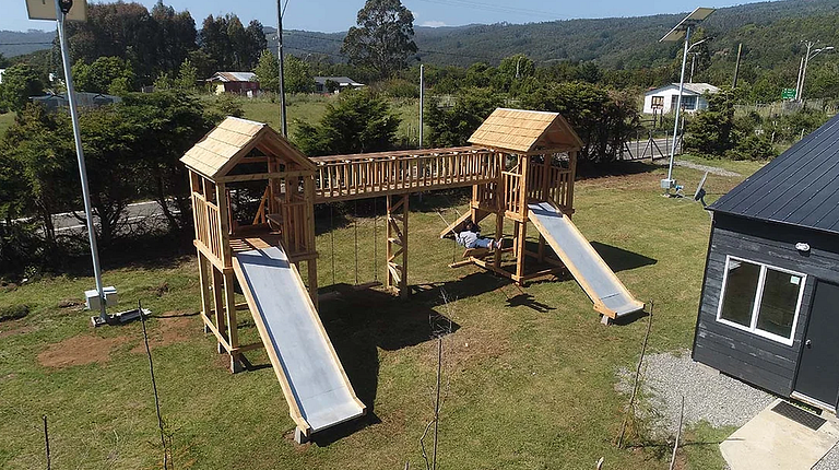 Cabaña en complejo privado, a pasos del mar, Curiñanco.