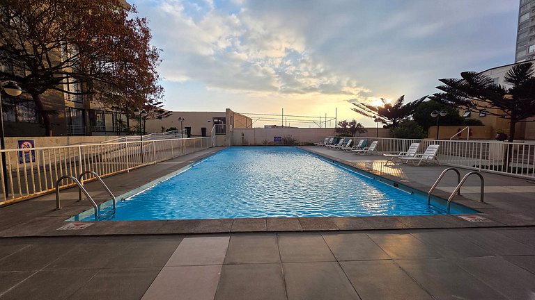 Apartamento de frente para o mar ideal para quem trabalha na