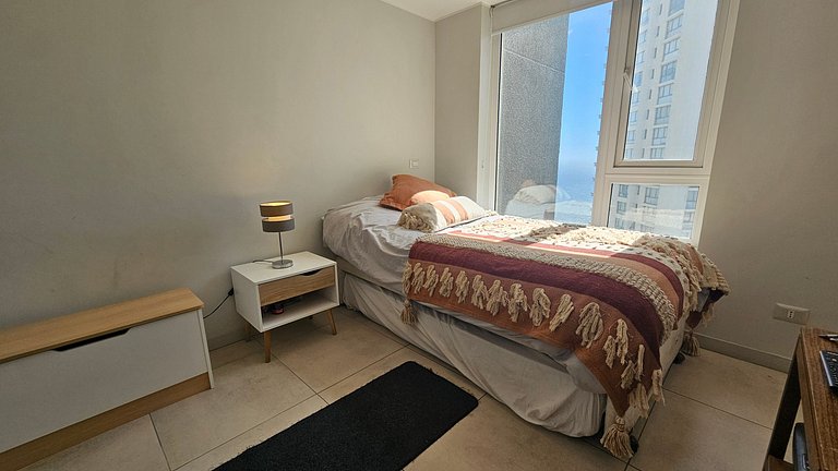 Apartamento com vista para o mar, a passos das Dunas de Conc