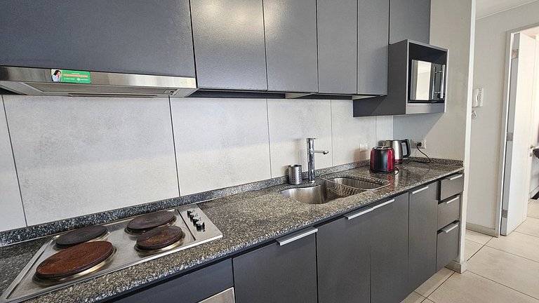 Apartment with ocean view, steps from the Dunes of Concón.