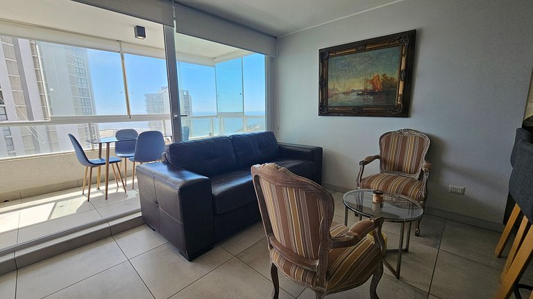 Departamento con vista al mar, a pasos de las Dunas de Concó