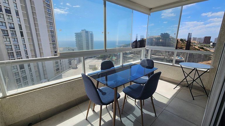 Departamento con vista al mar, a pasos de las Dunas de Concó