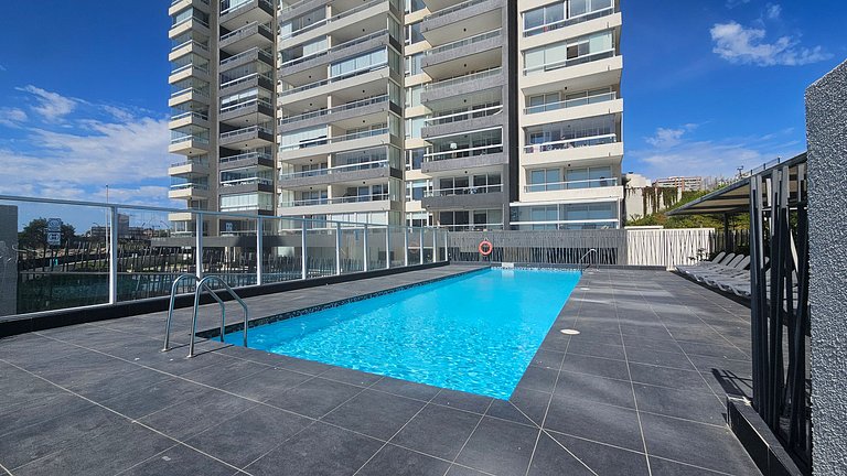 Apartamento com vista para o mar, a passos das Dunas de Conc