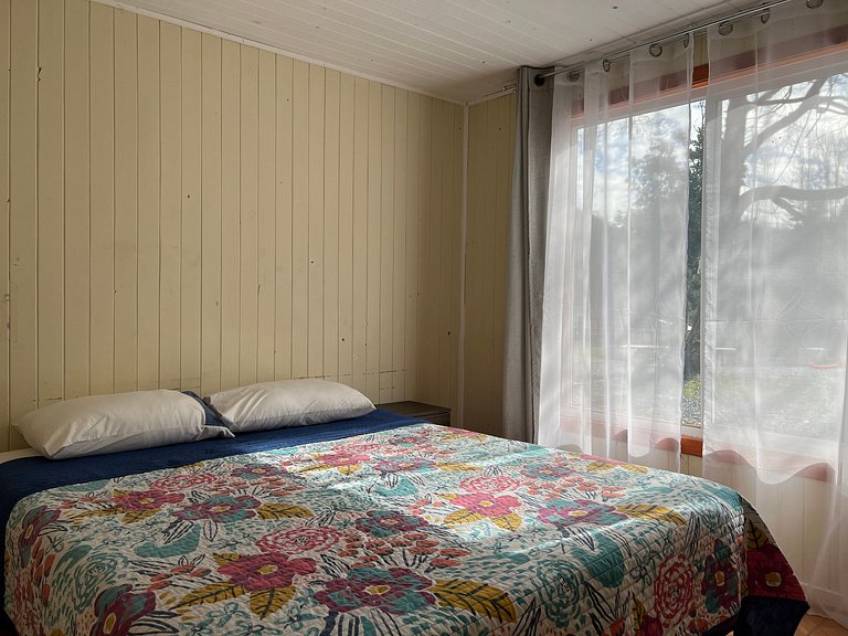 Cabaña con tinaja en complejo privado, Licanray.