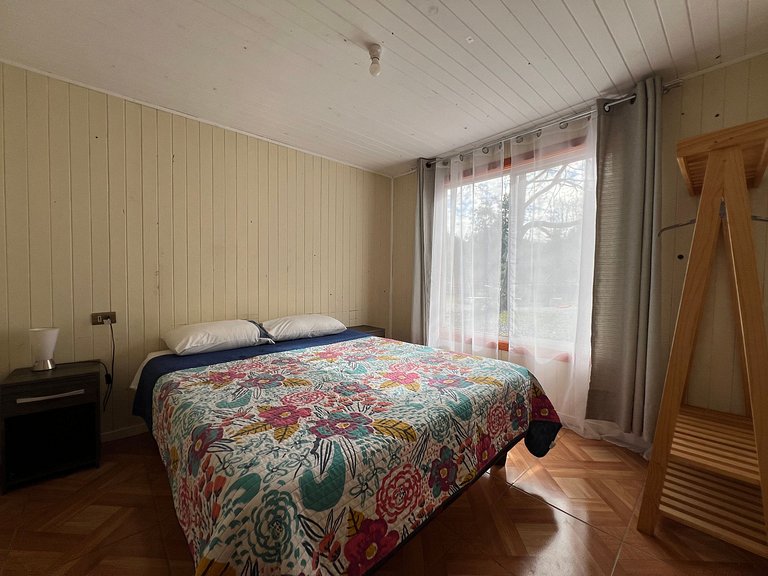 Cabana com tina de água quente em complexo privado, Licanray