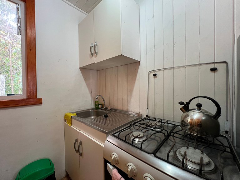 Family cabin minutes from Lake Licanray.