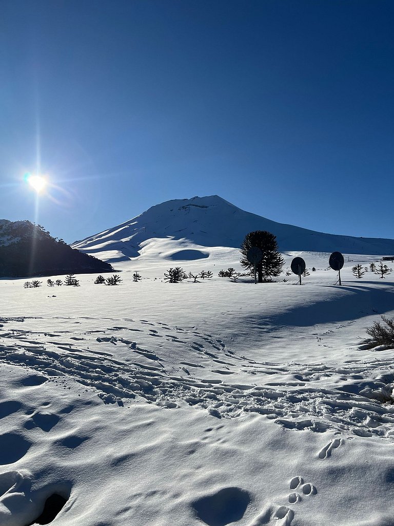 Quarto a minutos do Centro de SKI Corralco.