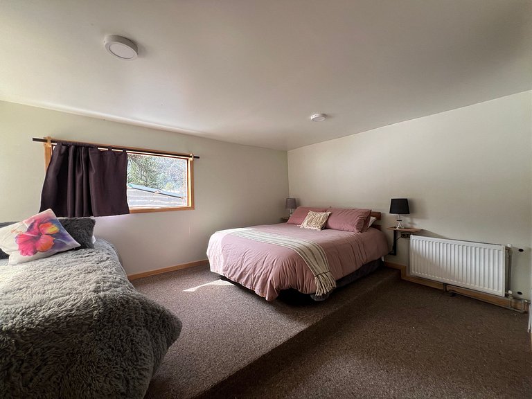 Quarto no “Volkano”, aluguel de ski, Corralco.