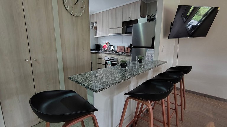 Incrível casa em complexo privado, Pucón.