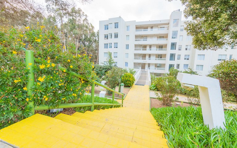 Apartamento acolhedor com vista para o mar, Horcón.