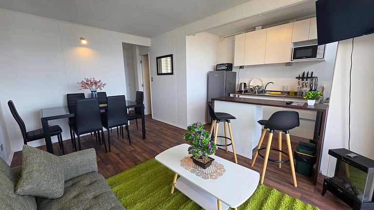 Apartment with lake view, Villarrica.