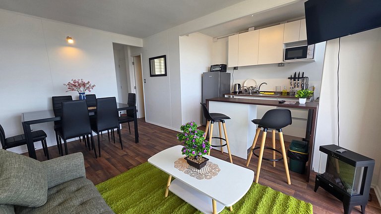 Apartment with lake view, Villarrica.