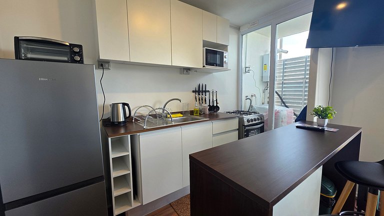 Apartamento com vista para o lago, Villarrica.