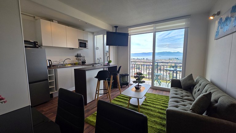 Apartamento com vista para o lago, Villarrica.