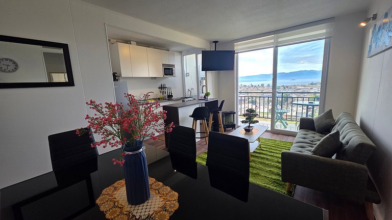 Departamento con vista al lago, Villarrica.