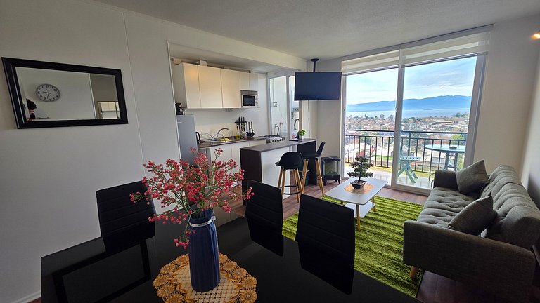 Apartment with lake view, Villarrica.