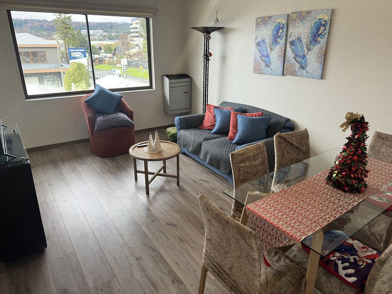 Departamento a pasos del Lago Villarrica.