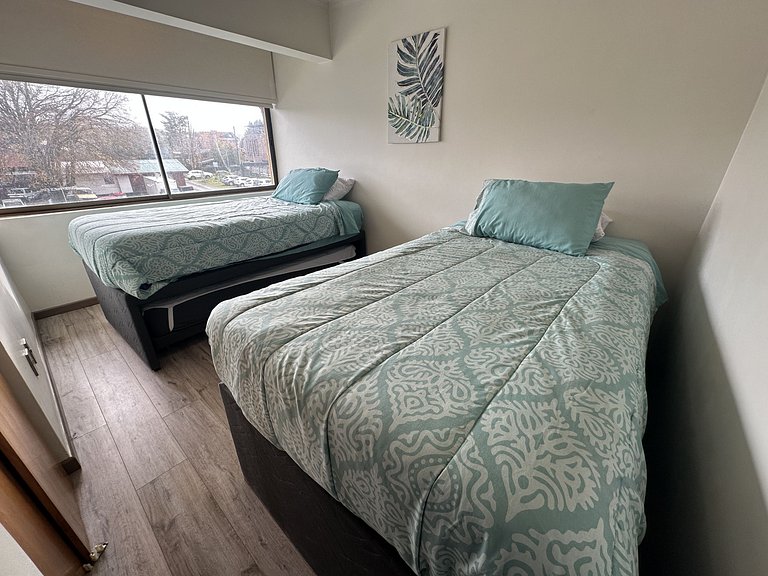 Apartamento a passos do Lago Villarrica.