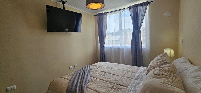 Cómodo departamento con parking y piscina