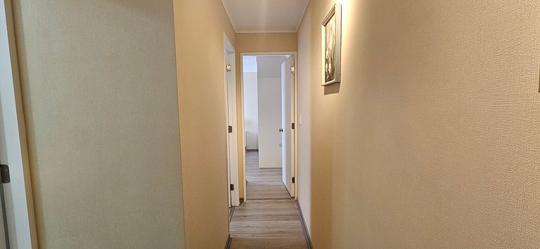 Apartamento confortável com estacionamento e piscina