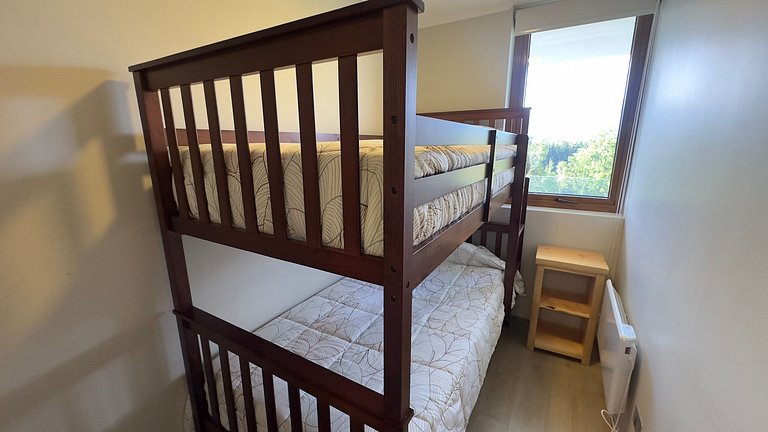 Incredible family apartment with parking in Pucón.