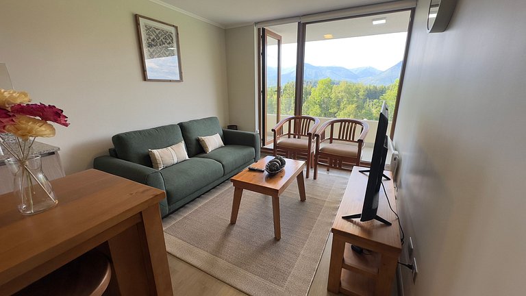 Incredible family apartment with parking in Pucón.