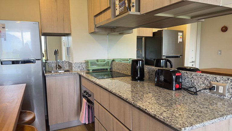 Incredible family apartment with parking in Pucón.