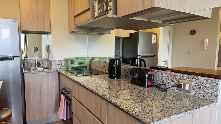 Incredible family apartment with parking in Pucón.