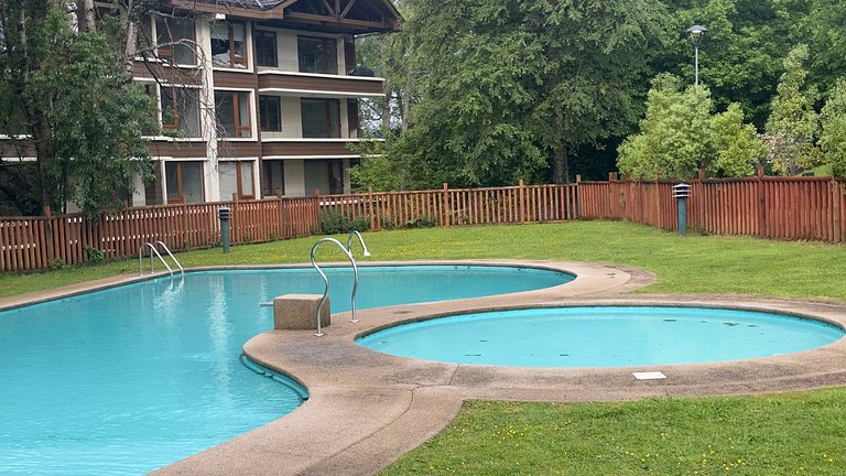 Incredible family apartment with parking in Pucón.