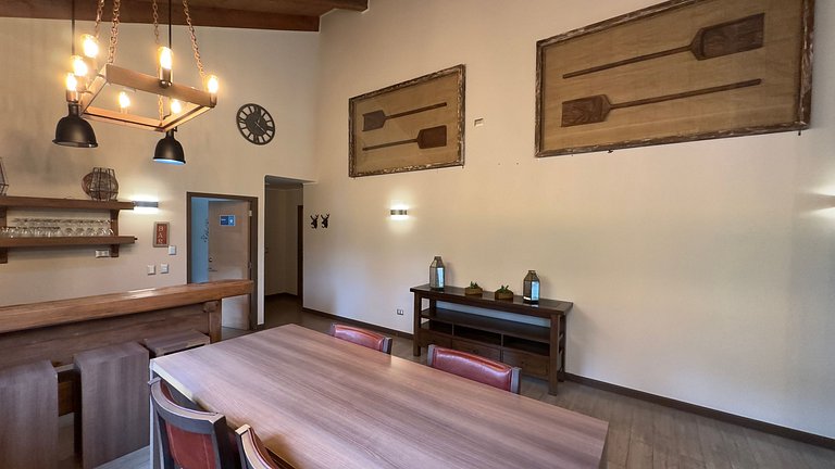 Incrível apartamento familiar com estacionamento em Pucón.