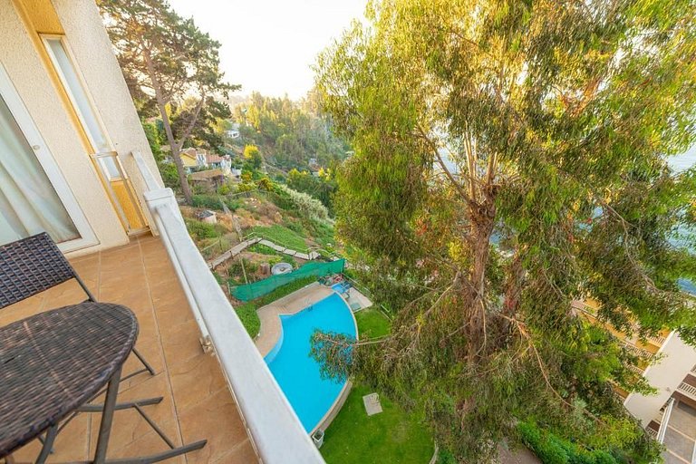 Apartamento com vista para o mar em Bahía Pelícanos.