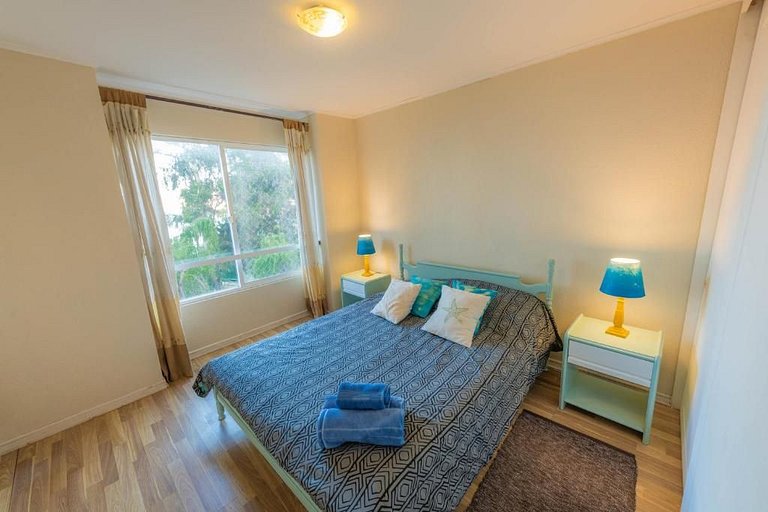 Family apartment with ocean view, Horcón.